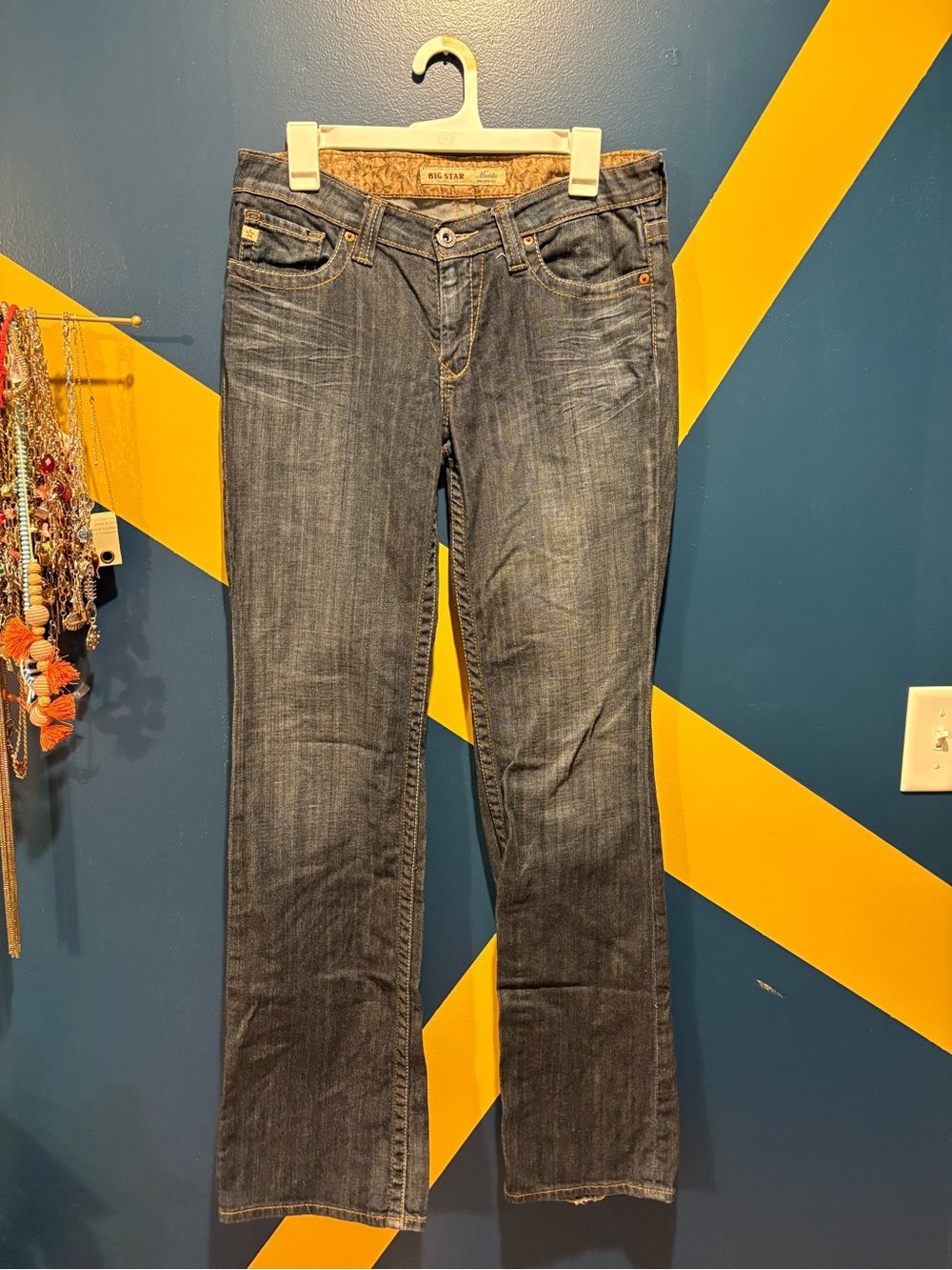 Big Star Dark Wash "Maddie" Mid-Rise Flare Jeans EUC